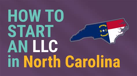 north carolina llc formation